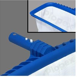 Plopex Eco Swimming Pool White Plastic Deep Leaf Net Net Skimmer Clean Swimming Pool Tool Deep Leaf Net with Standard Heavy Duty Pool Cleaning Tool net 19'' image 5