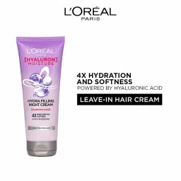 L'Oreal Paris Hyaluron Moisture Anti-frizz Leave-in Night Cream With Hyaluronic Acid For Hydrated Hair-picture-0