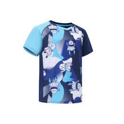 LITE Badminton T-shirt 560 Junior Navy Aqua-image-88