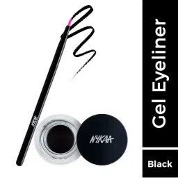 nykaa cosmetics Nykaa Black Magic! Gel Eyeliner - Jet Black-picture-29