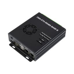 Waveshare Dual ETH Mini-Computer For Raspberry Pi Compute Module 4 (Without Power Adapter) image 1