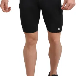 Solid Men Black, Orange Tights-picture-18