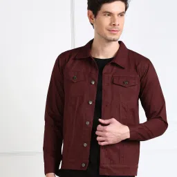 Men Washed Casual Jacket-image-88