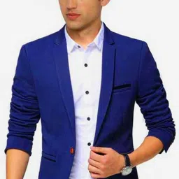 trulyfeb Men Solid Single Breasted Formal, Party Blazer-picture-7