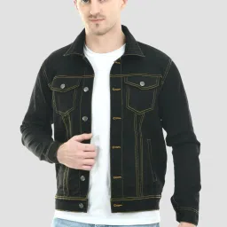 Men Washed Denim Jacket-image-49