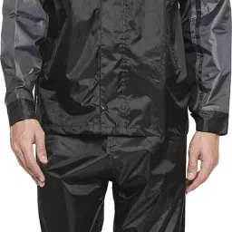 Colorblock Men Rain Suit-image-64