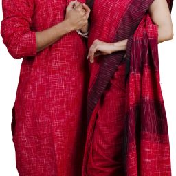 Men Khadi Cotton Kurta Pyjama Set-image-42