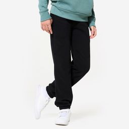 Kids' Unisex Warm Multisports Tracksuit Bottoms - Black-image-5