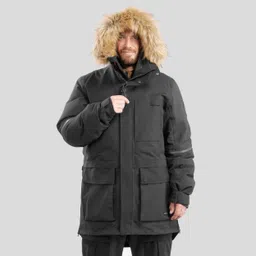 forclaz Waterproof Winter Parka Unisex - ARCTIC 900 -30°C Black-picture-1