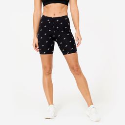 Women's Fitness Cycling Shorts - Black-picture-16