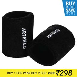 Tennis Wristband - TW100 Black-image-43