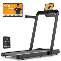 Flexnest Flexpad 2-in-1 Foldable Treadmill Running Pad with Remote for Cardio Black-1
