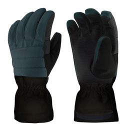 ADULT SKI GLOVES 500 GREEN AND BLACK-image-13