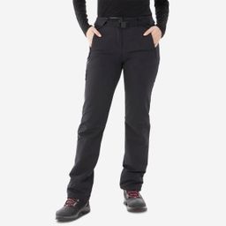 Women’s warm hiking snow trousers SH500 - Black-image-48