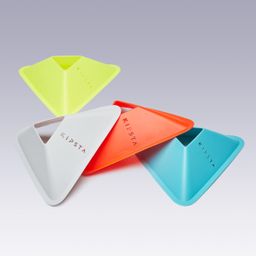 Essential Pack Of 40 Flat Markers - 4 Colours (Yellow, Orange, Grey, Blue)-0