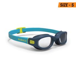 Kids Swimming Goggles UV Protection Anti Fogging Clear Lenses Soft 100 Blue-image-49