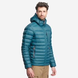 Men Lightweight Packable Down Jacket - MT500 -10°C Blue-image-91