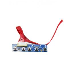 7- inch LCD Control button board compatible with 10 pin ribbon cable & Onboard Power USB board image 1