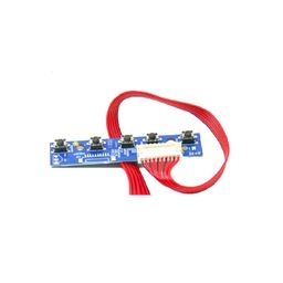 7- inch LCD Control button board compatible with 10 pin ribbon cable & Onboard Power USB board image 2