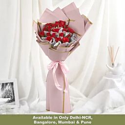 Crimson Rose Bouquet-image-34