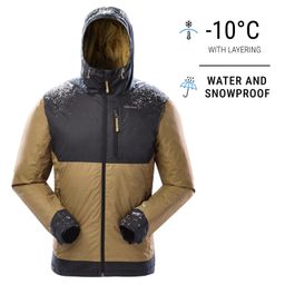 Men Winter Jacket - Waterproof SH500 -10°C Brown-picture-9