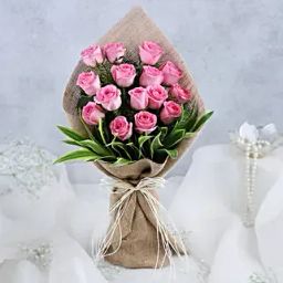 Sweet Pink Roses Bunch-image-29