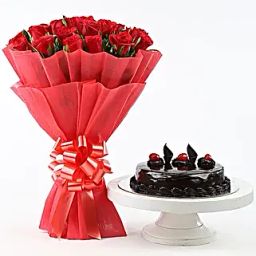 Red Roses N Cake Deluxe-picture-5