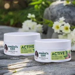 THE SOUMI'S CAN PRODUCT Active Set Of 2 Face Pack- 150 g Each image 1