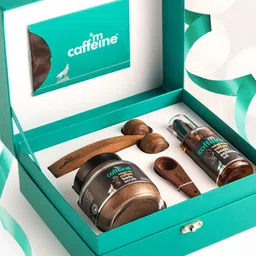 MCaffeine De-Stress Gift Kit with Relaxing Wooden Massager for all ages-17