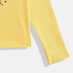 Here&Now X Game Begins Girls Pure Cotton Printed T-shirt & Joggers image 5