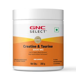 GNC Creatine Monohydrate & Taurine,  Unflavoured  250 g -2