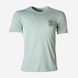 Printed Running Tshirt for Men- Run Dry Green-image-99
