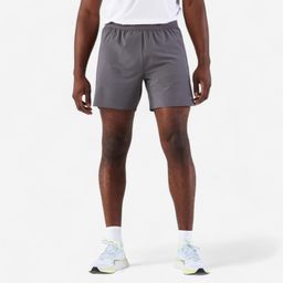 Men's KIPRUN Run 500 Comfort Running Shorts - Anthracite Grey-7