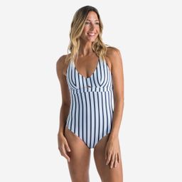 Women Surf Swimsuit 1-Piece Agatha Marin White Grey-image-43