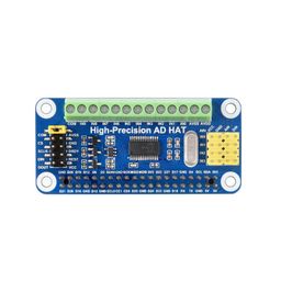 Waveshare High-Precision AD HAT For Raspberry Pi ADS1263 10-Ch 32-Bit ADC image 3