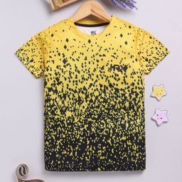 HRX by Hrithik Roshan Boys Geometric Printed Rapid-Dry T-shirt-52