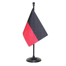 The Flag Shop (DMK) Table Flag with A Round Base (Chrome) image 1