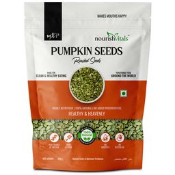 NourishVitals Roasted Pumpkin Seeds,  Natural  0.200 kg -image-1