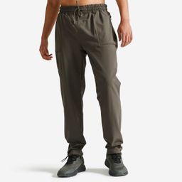 Stretchable, Quick Dry, Zip Pocket, Convertible Jog Fit- Men Gym Trackpant Khaki-image-85