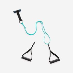 Bodybuilding Kit With Handles, Door Hanger and 15 kg Elastic - Resistance Kit-8