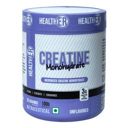 HealthER Micronized Creatine Monohydrate,  Unflavoured  0.22 lb -11