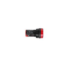 Red AC220V 22mm AD16- 22SM LED Signal Indicator Built-in Buzzer image 2