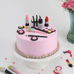 Makeup Theme Cake (750 Gm)-picture-28