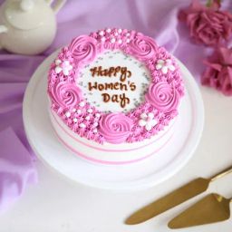 Lavender Delight Women's Day Cake (500 gm)-image-73