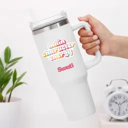 Main Character Personalized White Tumbler-image-46