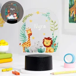 Jungle Joy Personalized LED Lamp For Kids-image-133