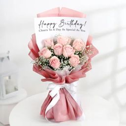 Birthday Cheers Enchanting Blooms Bouquet-12