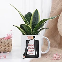 Sanseveiria Plant In Personalised Womens Day Mug-image-30