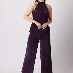 FabAlley Halter Neck Top And Trouser-image-62