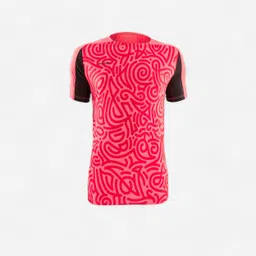 kipsta Men Football Jersey Shirt Viralto- Neon Pink-picture-38